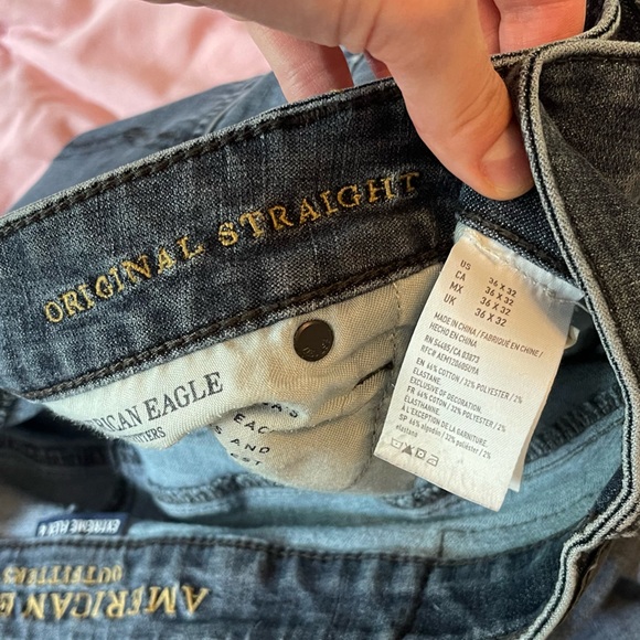 American Eagle Straight Leg Men’s Jeans size 36x32 - Picture 7 of 7
